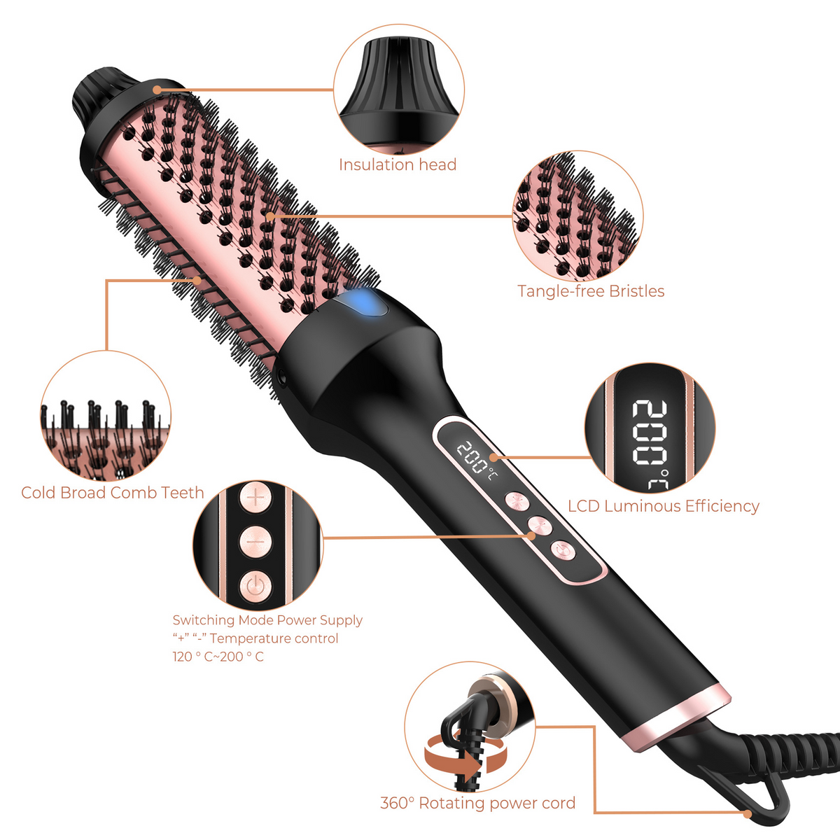 Hair Straightener Comb