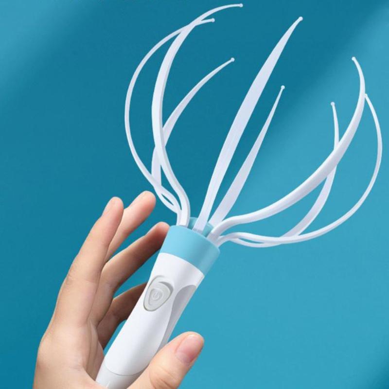 Head Massager Scalp Vibration Electric Massager – Eight Claw Household Body Care Device