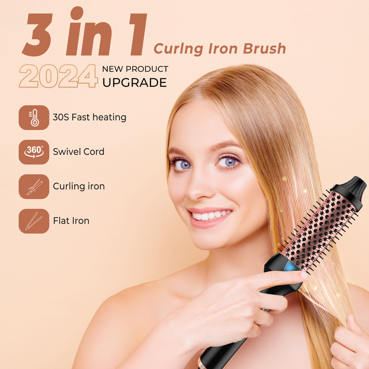 Hair Straightener Comb