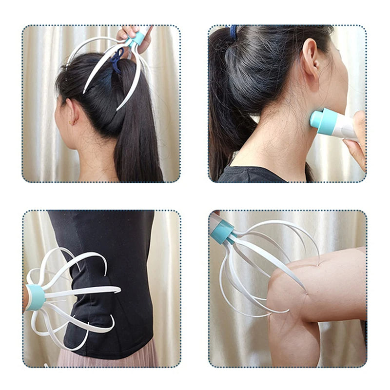 Head Massager Scalp Vibration Electric Massager – Eight Claw Household Body Care Device