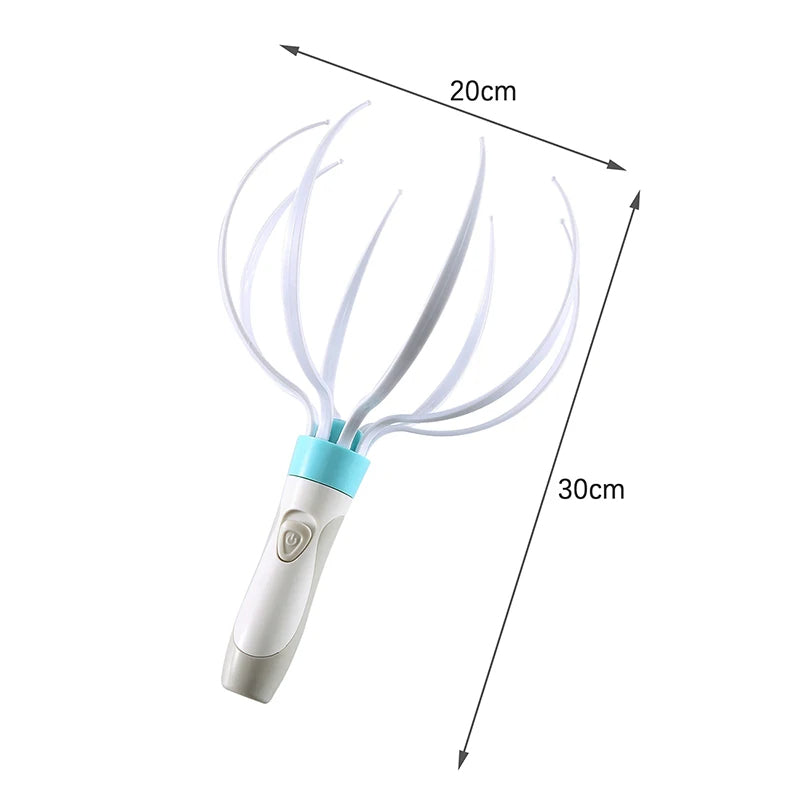 Head Massager Scalp Vibration Electric Massager – Eight Claw Household Body Care Device