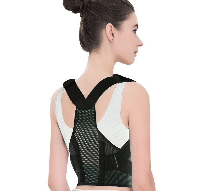 Adjustable Breathable Spine Support Brace – Posture Corrector for Men and Women