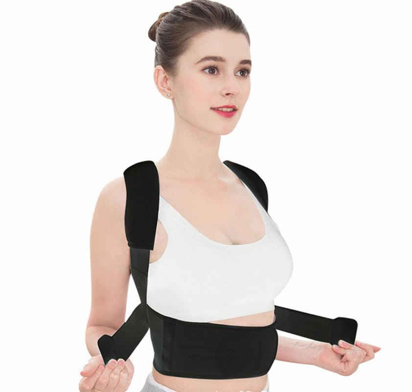 Adjustable Breathable Spine Support Brace – Posture Corrector for Men and Women