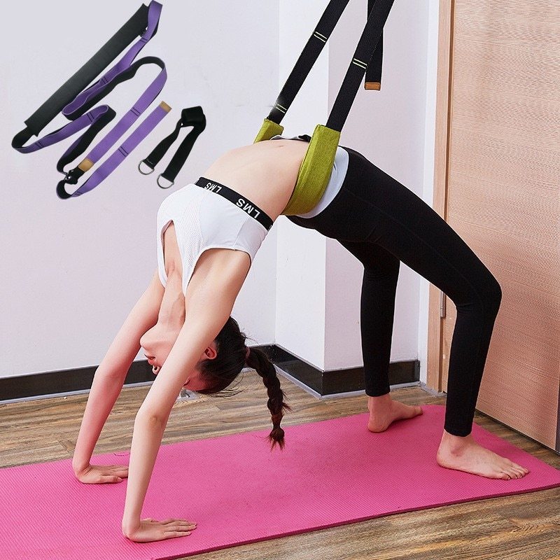 Adjustable Yoga Strap for Exercise and Gym Workouts – Durable Fitness Belt