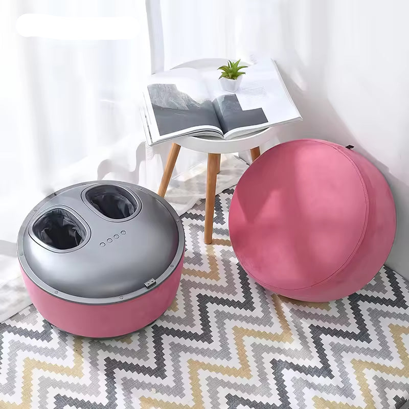 Lumafeet Q5 Cordless Foot Massager Ottoman – Rechargeable & Multifunctional