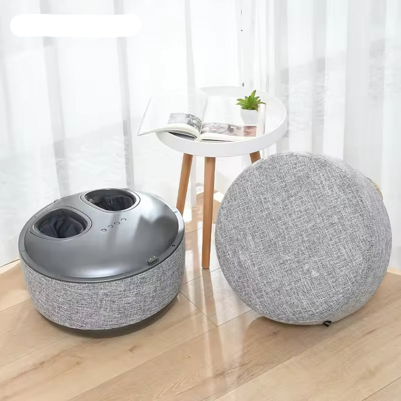 Lumafeet Q5 Cordless Foot Massager Ottoman – Rechargeable & Multifunctional