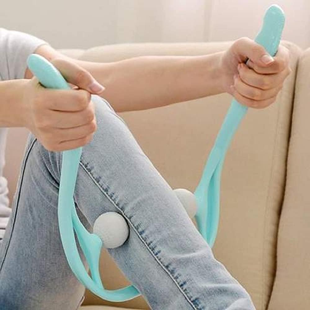 Handheld Wheeled Neck and Shoulder Massager – Manual Portable Tool for Pain Relief and Relaxation