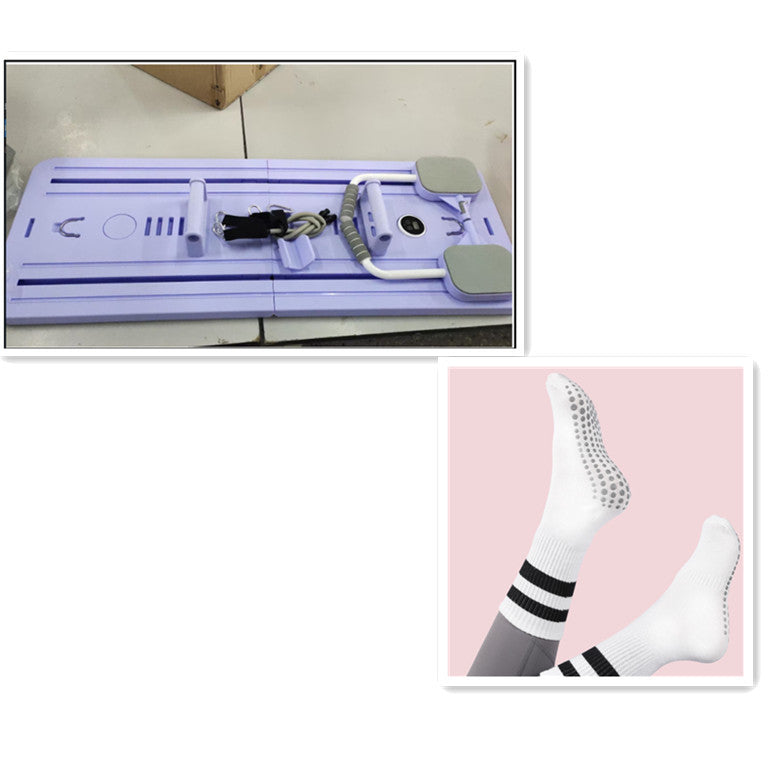 Multifunctional Fitness Board Flat Support Chest And Abdominal Muscle Equipment Household Abdominal Wheel