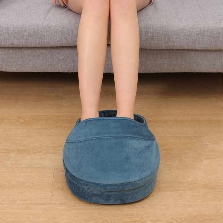 Lumafeet Wireless Shiatsu Foot Massager – Vibration & Roller Therapy for Blood Circulation & Relaxation