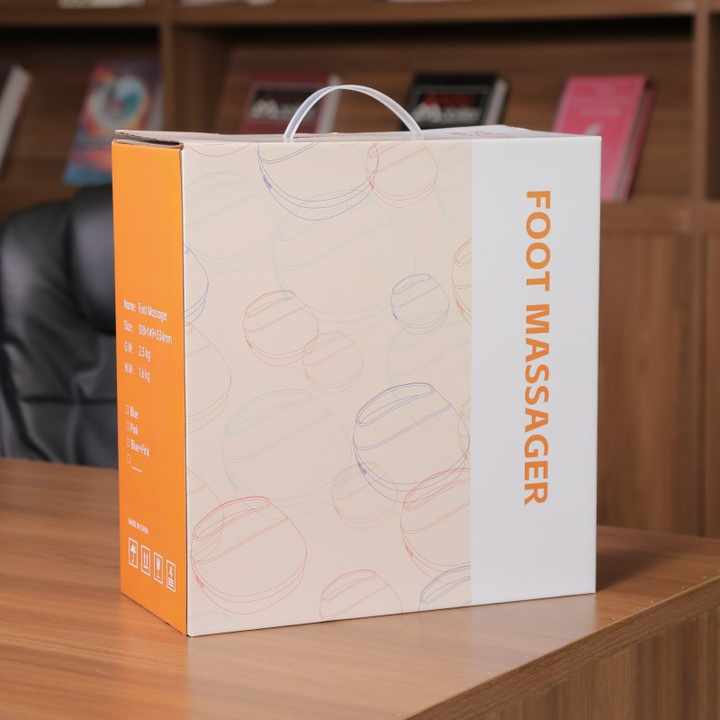 Lumafeet Wireless Shiatsu Foot Massager – Vibration & Roller Therapy for Blood Circulation & Relaxation