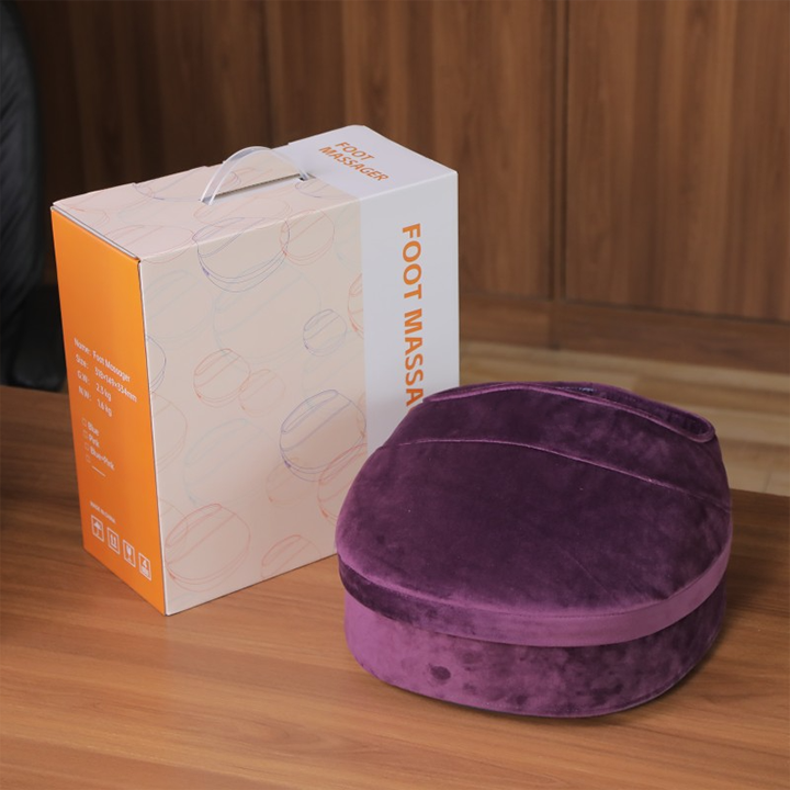 Lumafeet Wireless Shiatsu Foot Massager – Vibration & Roller Therapy for Blood Circulation & Relaxation