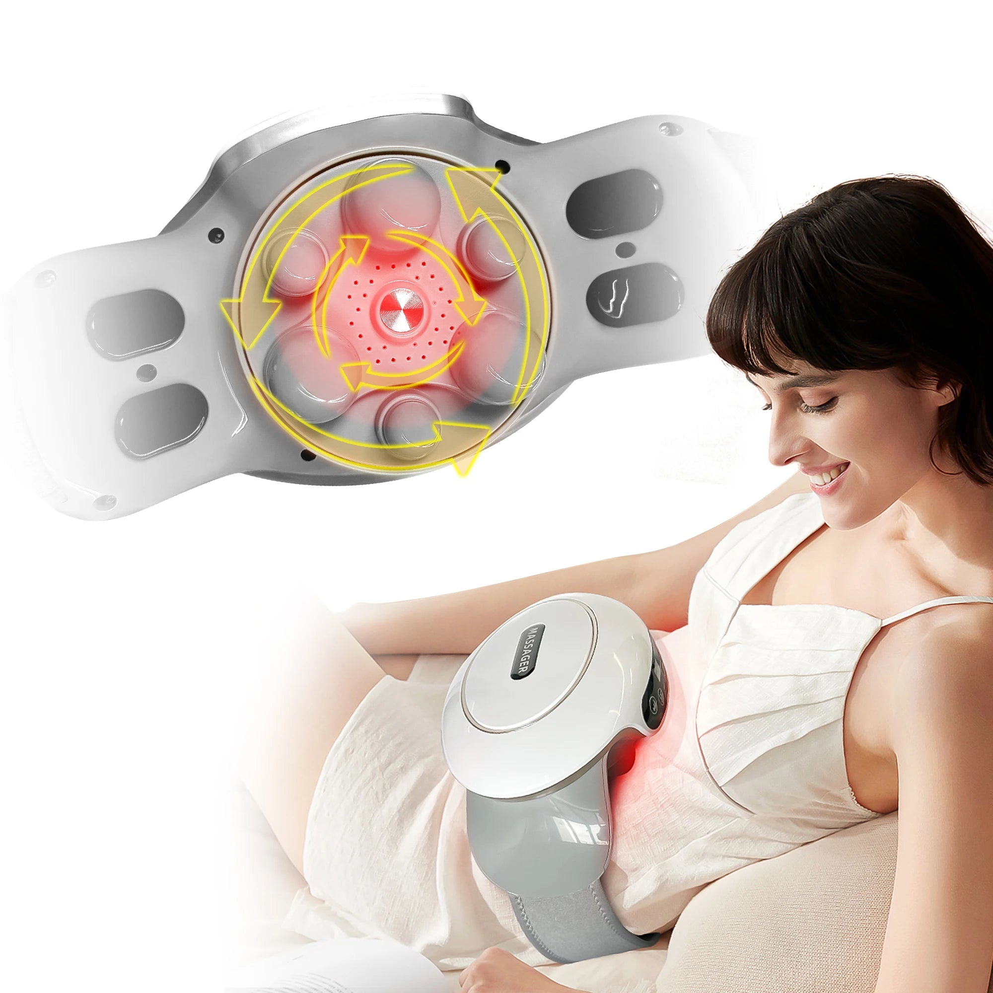 Flattening Belly Massager Machine