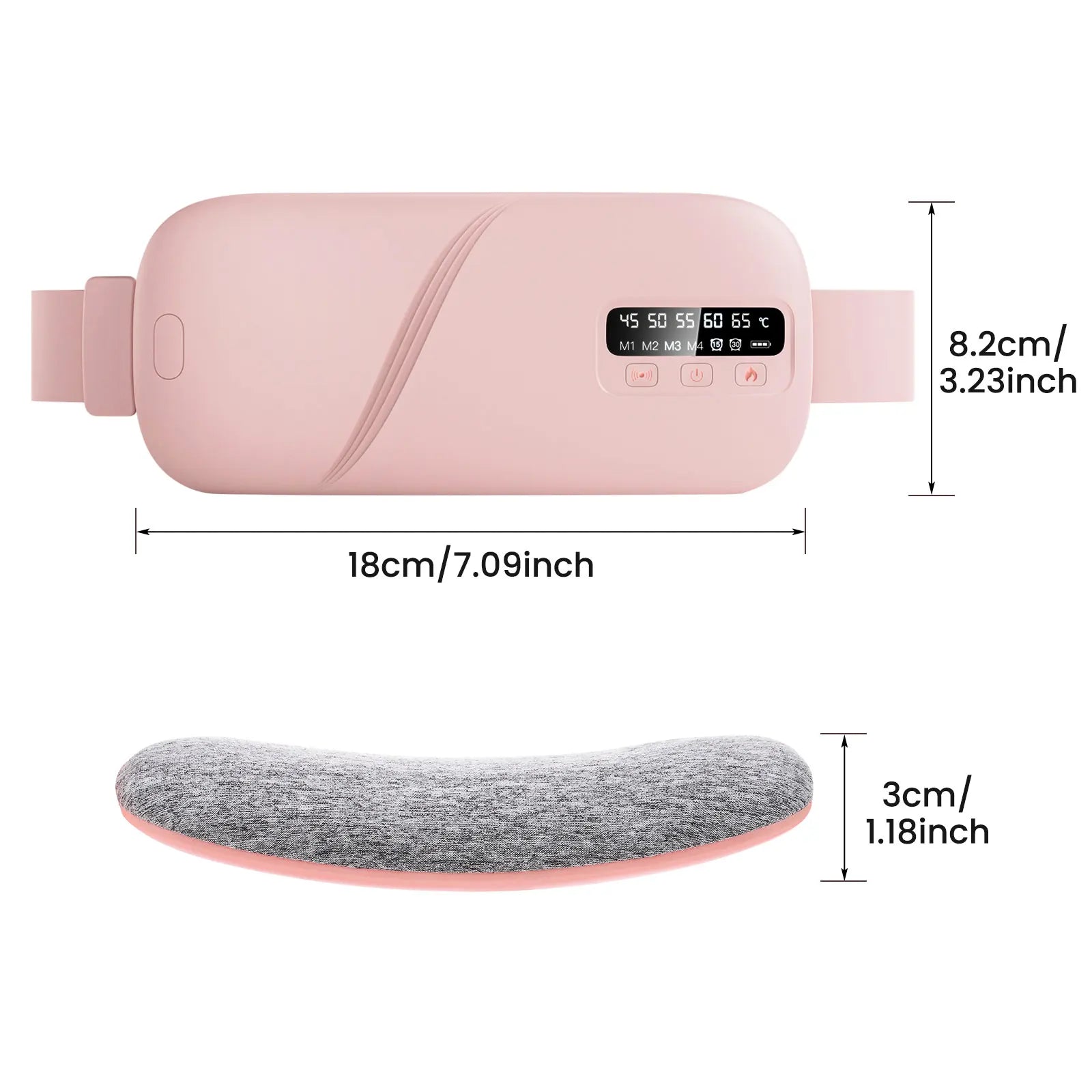 Rechargeable Menstrual Heating Pads Belt
