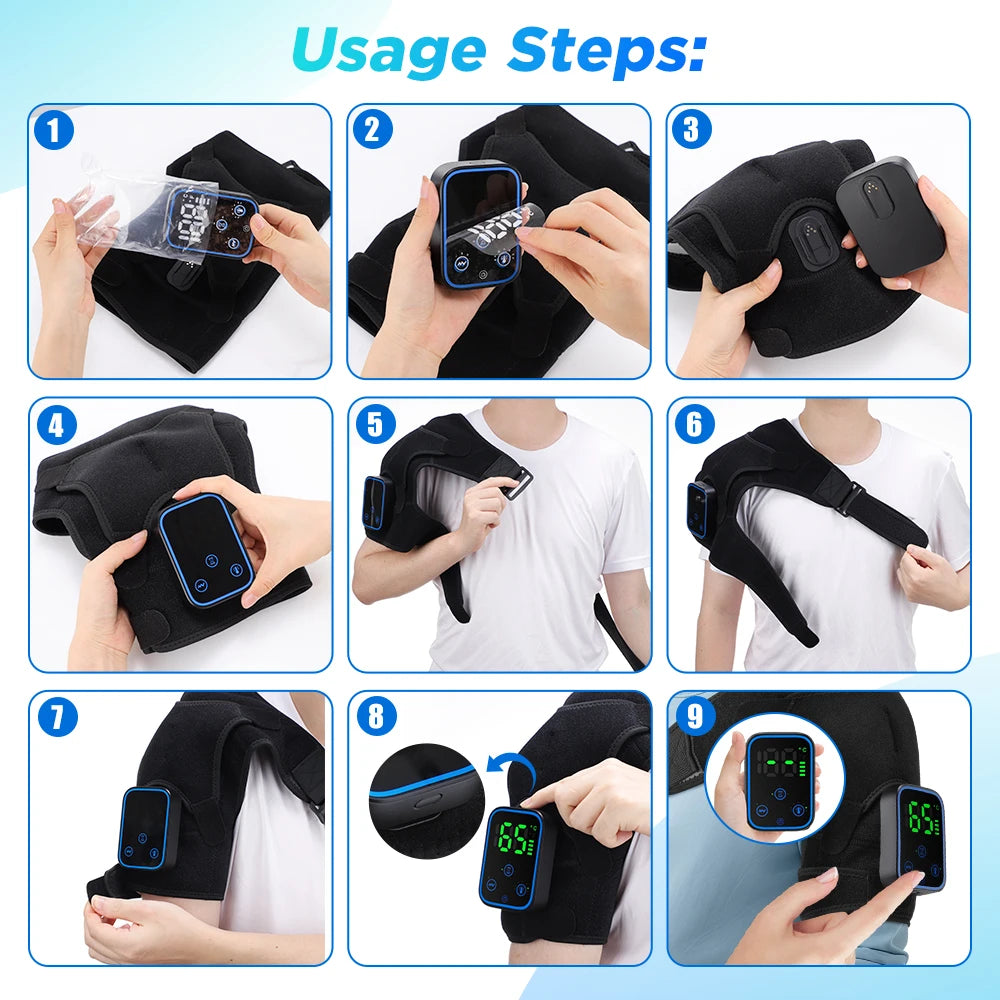 APP-Controlled Massager Pad Wrap
