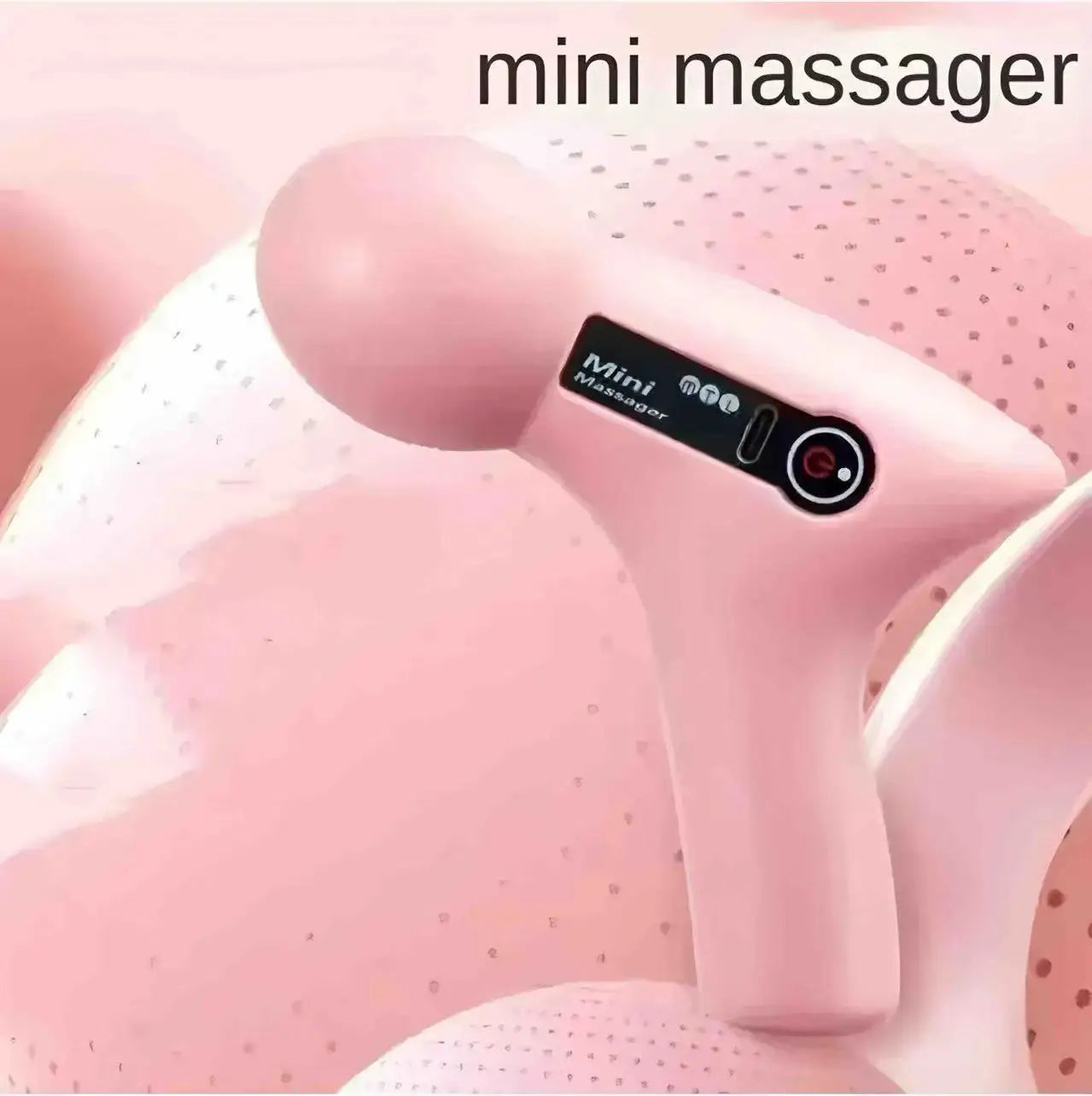 LCD Screen 6 Heads Mini Massage Gun