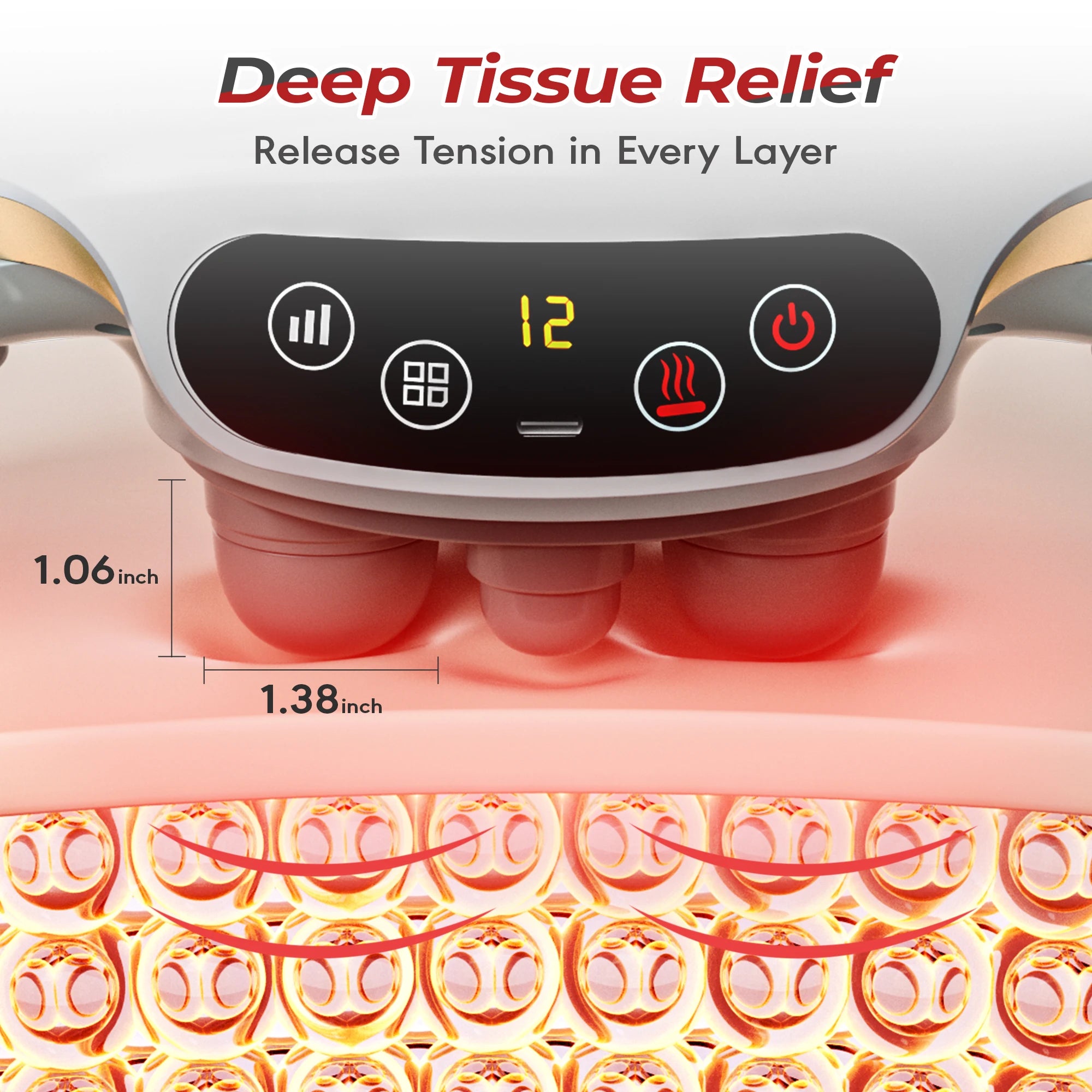 Flattening Belly Massager Machine