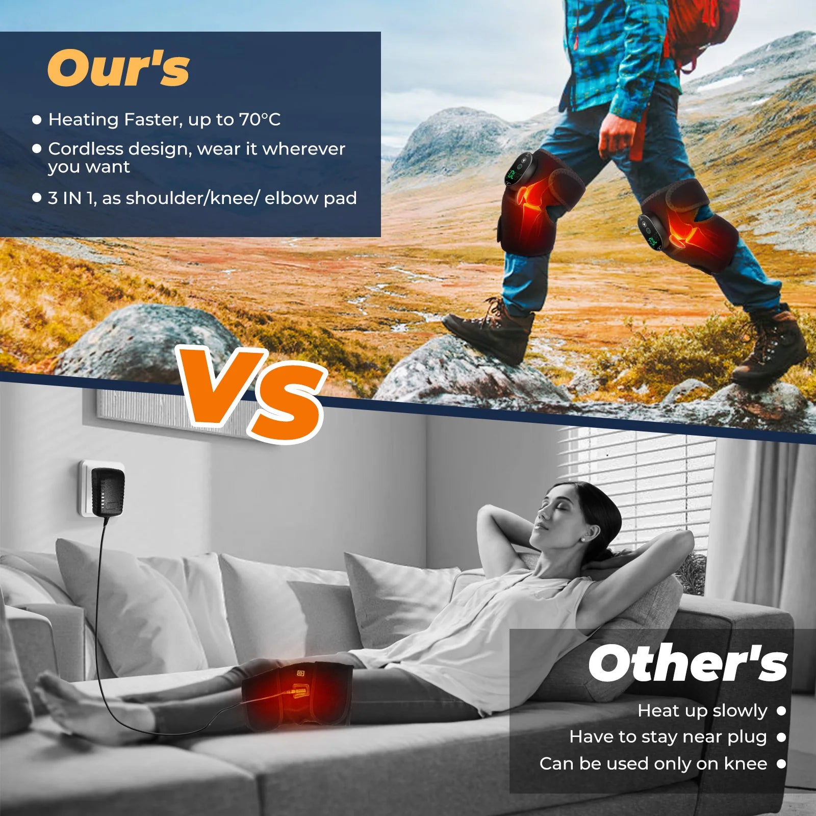 3 in 1 Heating Massager