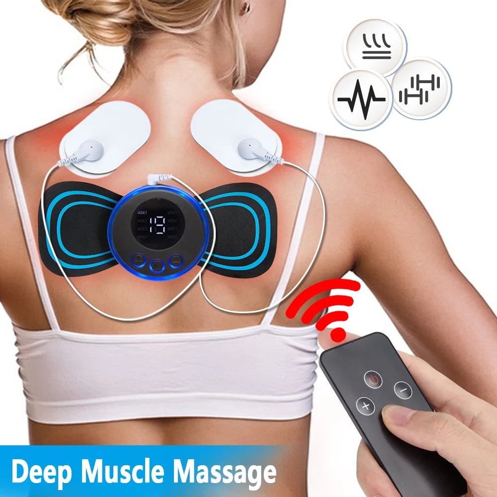 Neck Massager EMS Muscle Stimulator Electric Cervical Massage Patch