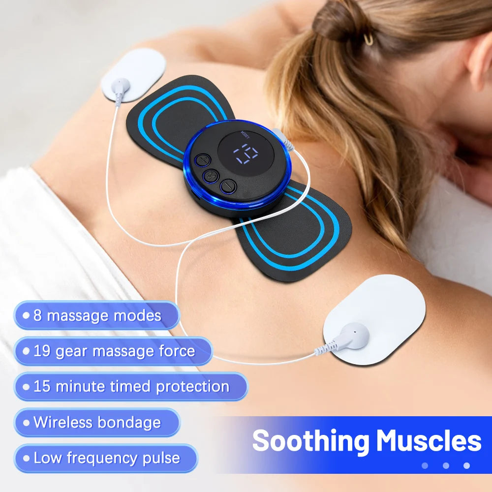 Neck Massager EMS Muscle Stimulator Electric Cervical Massage Patch