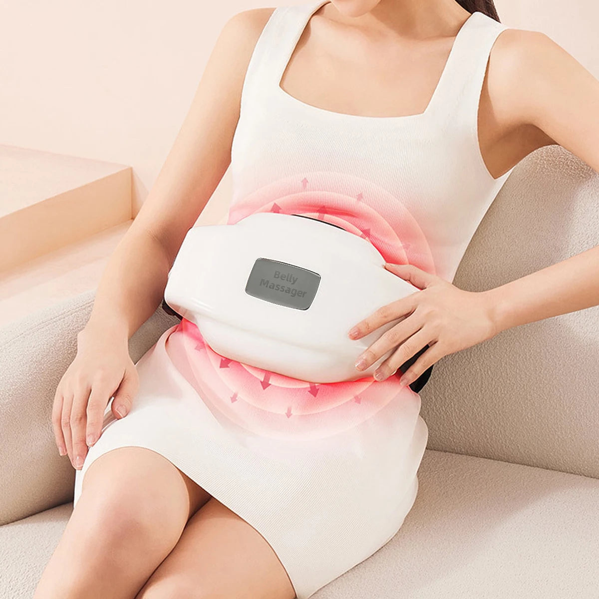 Hot Compress Abdominal Stomach Massager