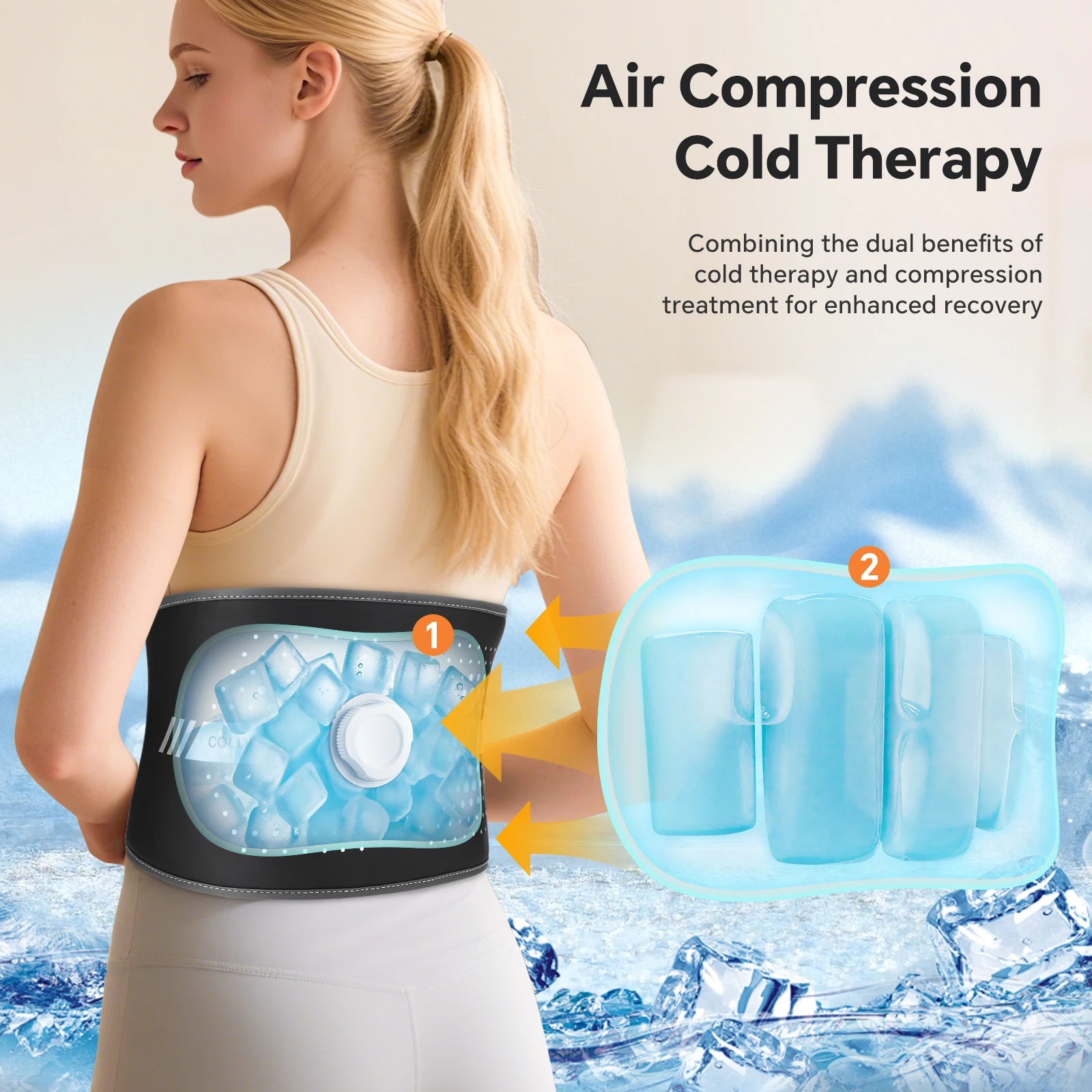 Cold Warm Air Compression Therapy Belt