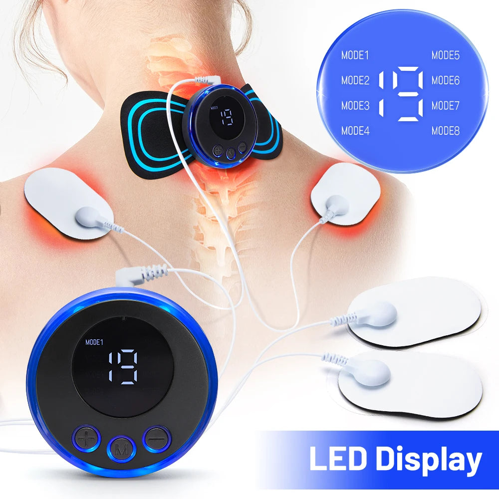 Neck Massager EMS Muscle Stimulator Electric Cervical Massage Patch