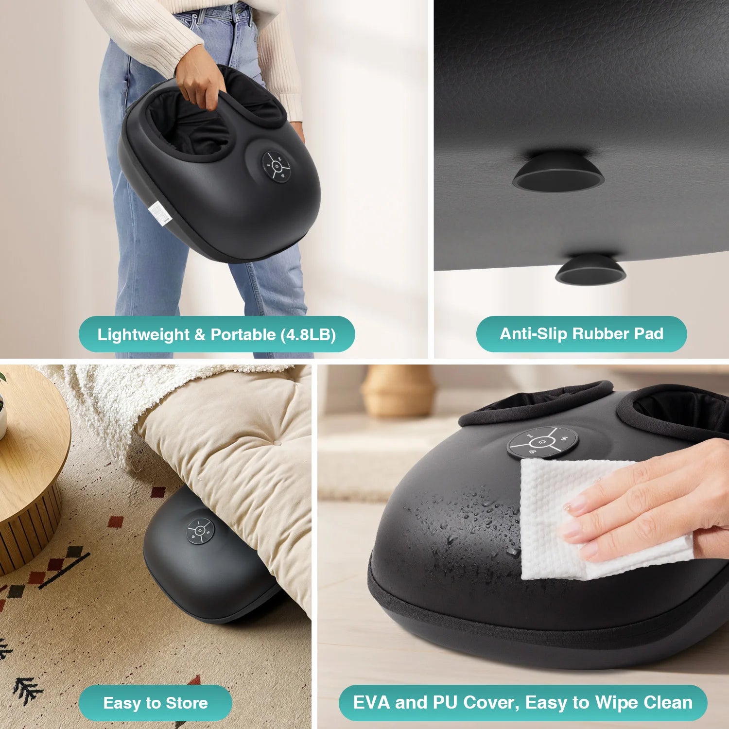 Foot Massager Roller Rhythmic Full Wrap Airbag