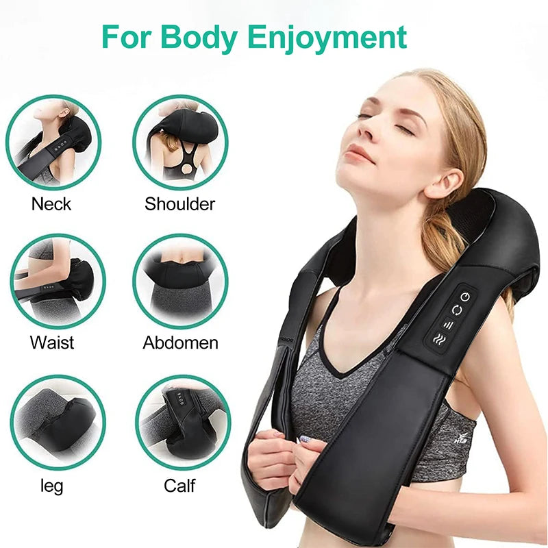 U Shape Deep Back Massager