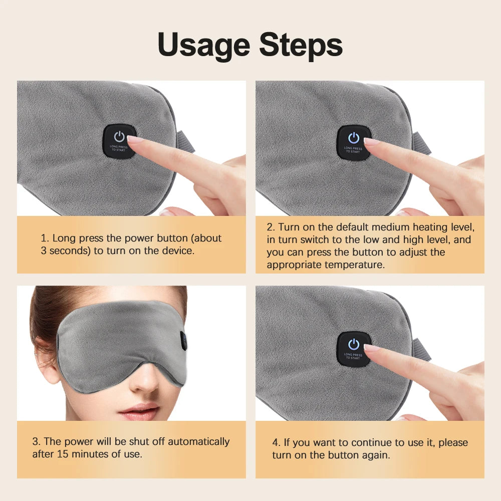 Hot Compress Massager Eye Mask