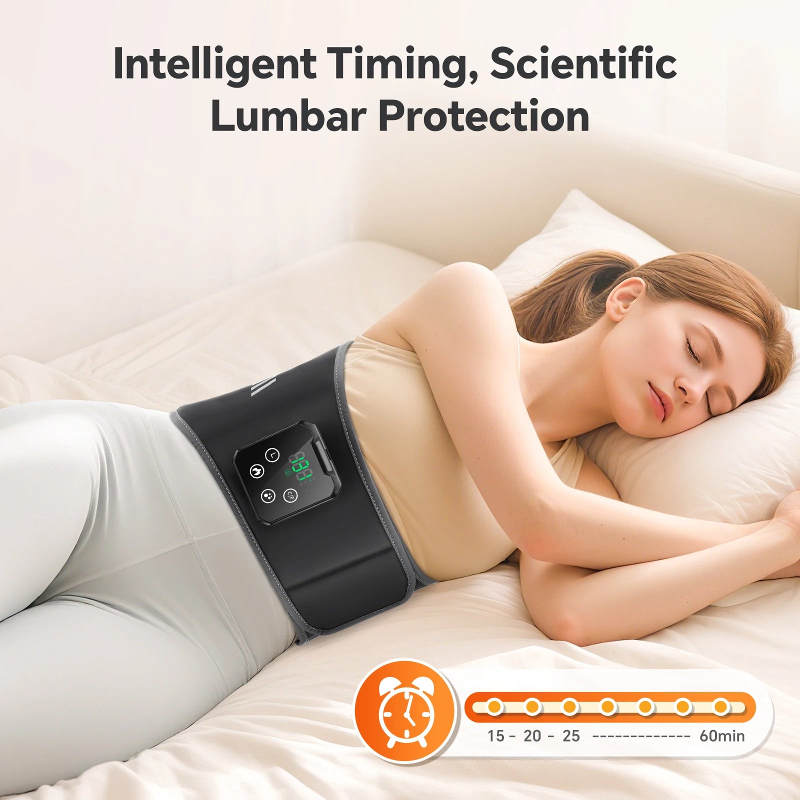 Heating and Ice Vibrator Waist Massage Belt