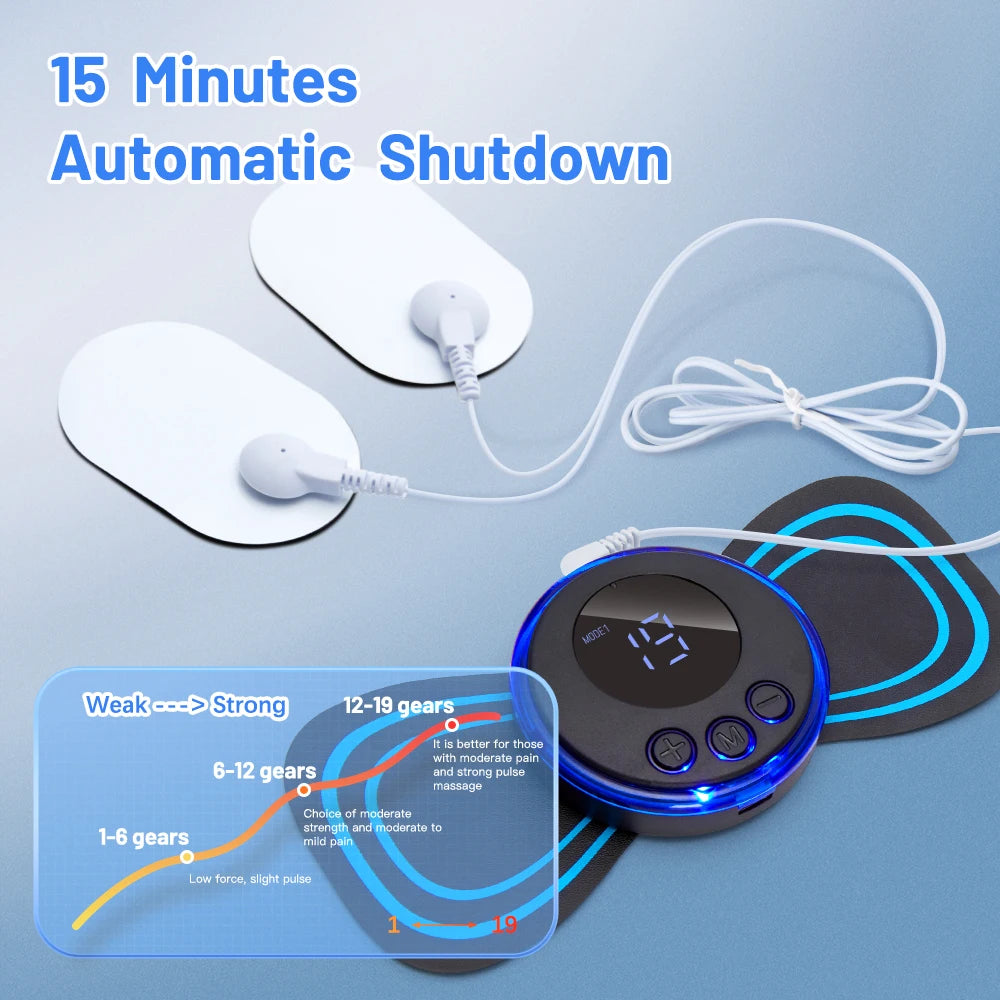 Neck Massager EMS Muscle Stimulator Electric Cervical Massage Patch