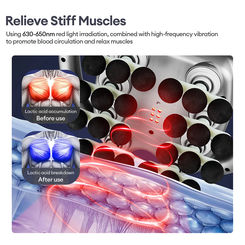 9 Modes Vibration Body Massage Gun