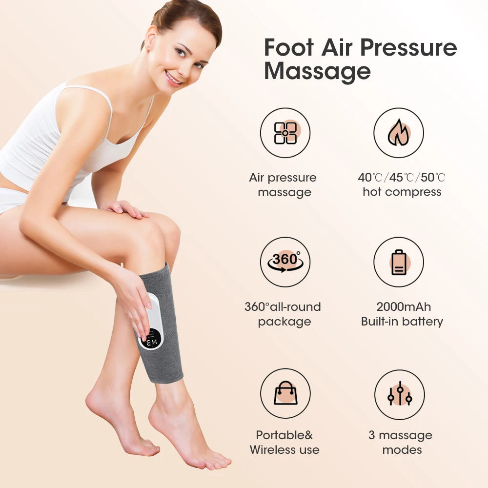 Hot Compress 3 Modes & 3 Intensities Leg Massager
