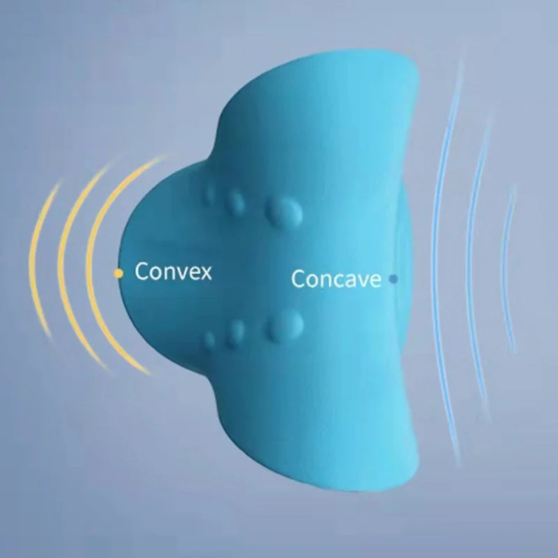 Cervical Spine Stretch Neck & Shoulder Relaxer - Traction Device & Massage Pillow