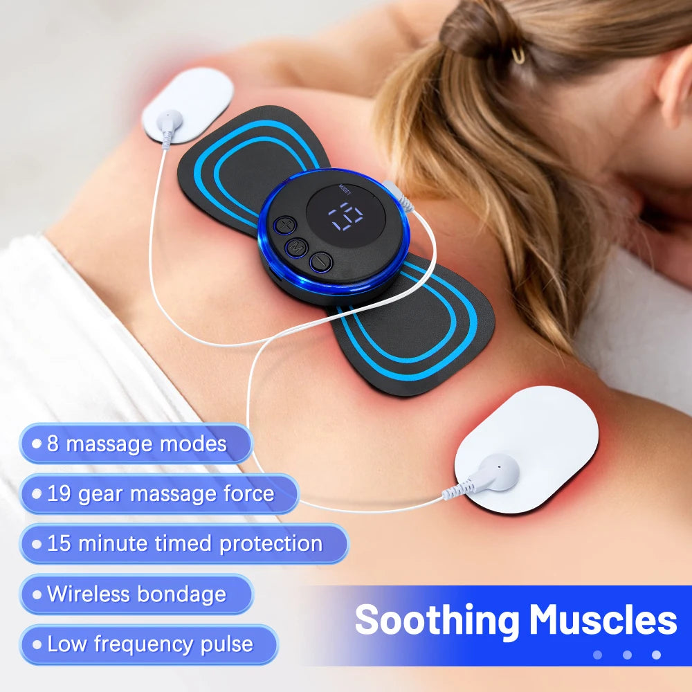 Neck Massager EMS Muscle Stimulator Electric Cervical Massage Patch