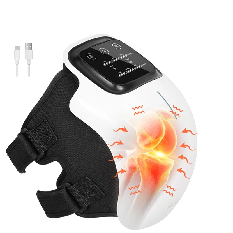 Electric Wireless Heating Massage Knee Pad