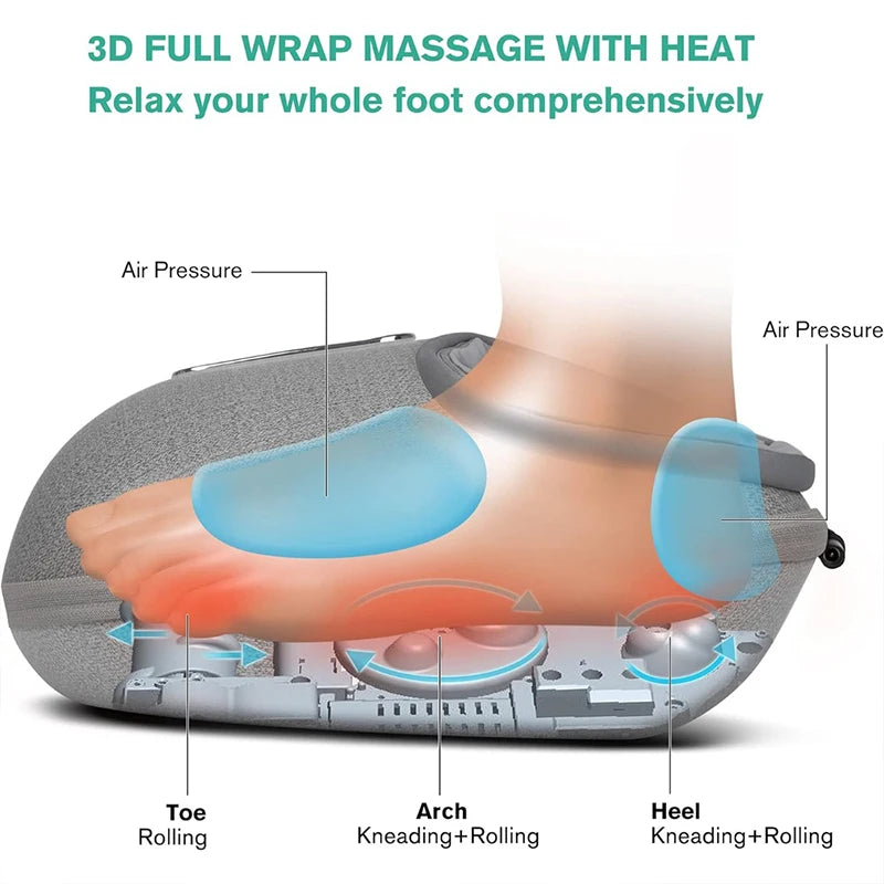 Adjustable Heating Massager For Foot
