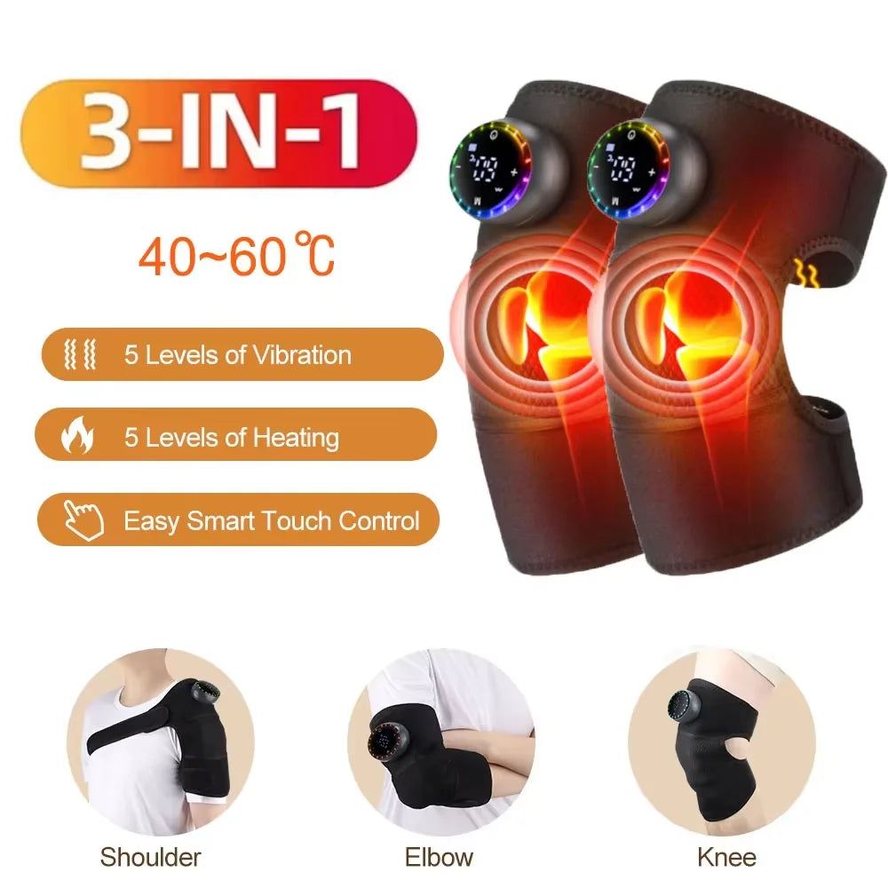 Electric Heated 3-in-1 Knee Massager