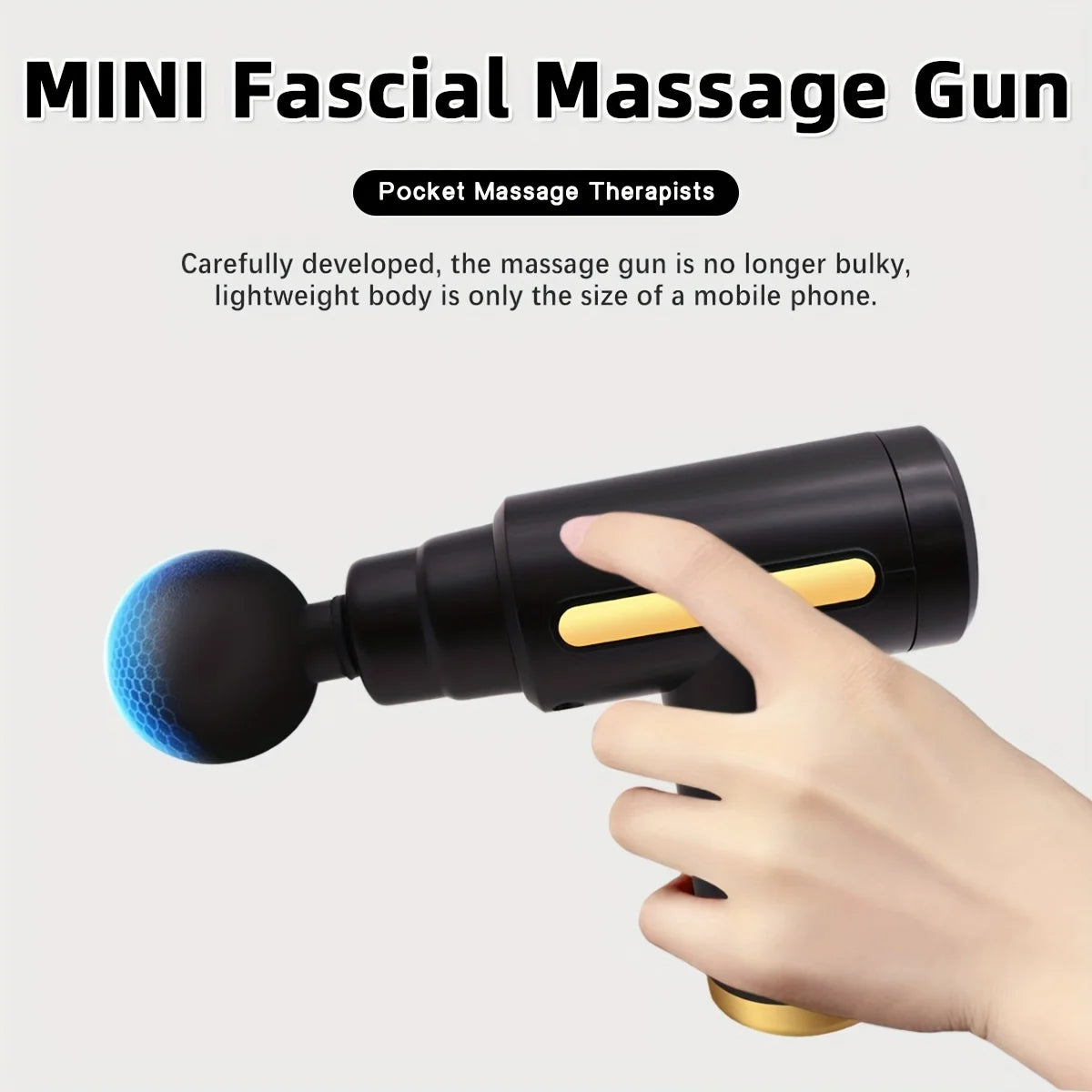 LED Display Mini Fascial Gun