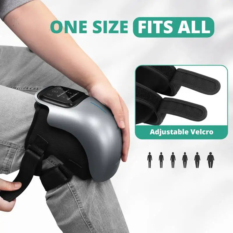 3 Heating Levels & 3 Vibration Modes Knee Massager