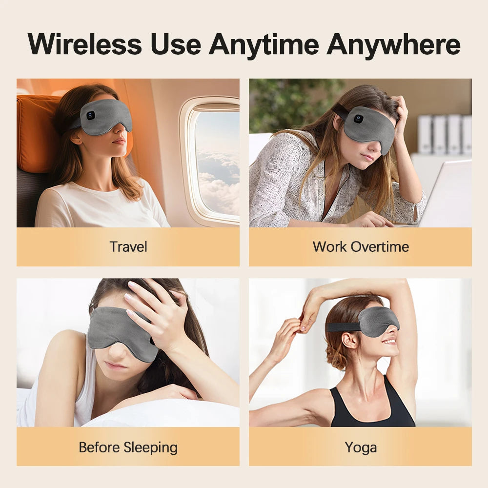 Hot Compress Massager Eye Mask