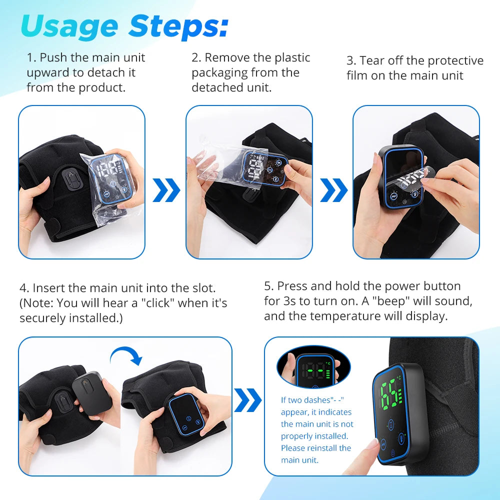 APP-Controlled Massager Pad Wrap