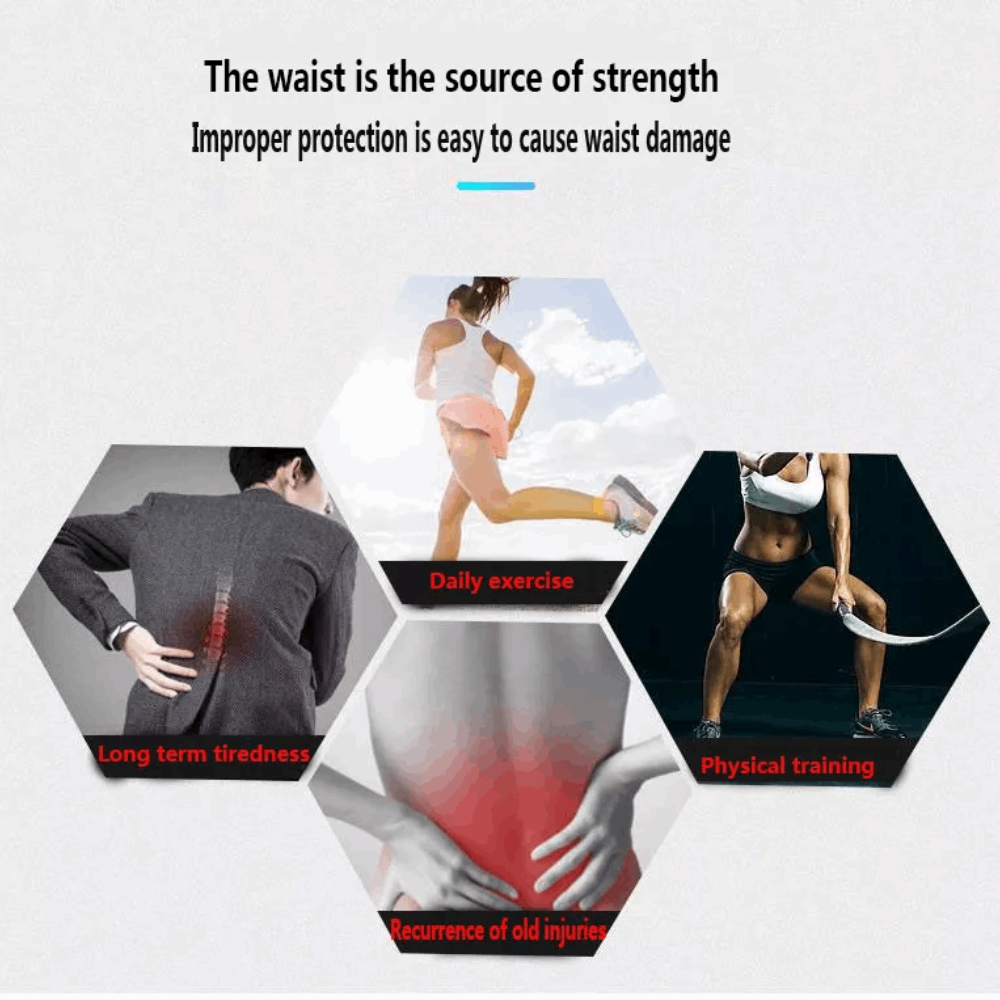 Back Support Belt For Low Back Pain , Orthopedic Brace Prevents Injuries
