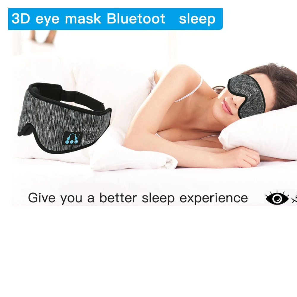 Noise Cancelling 3D Wireless Stereo Earphone Phone Headband Sleep Soft Earphones