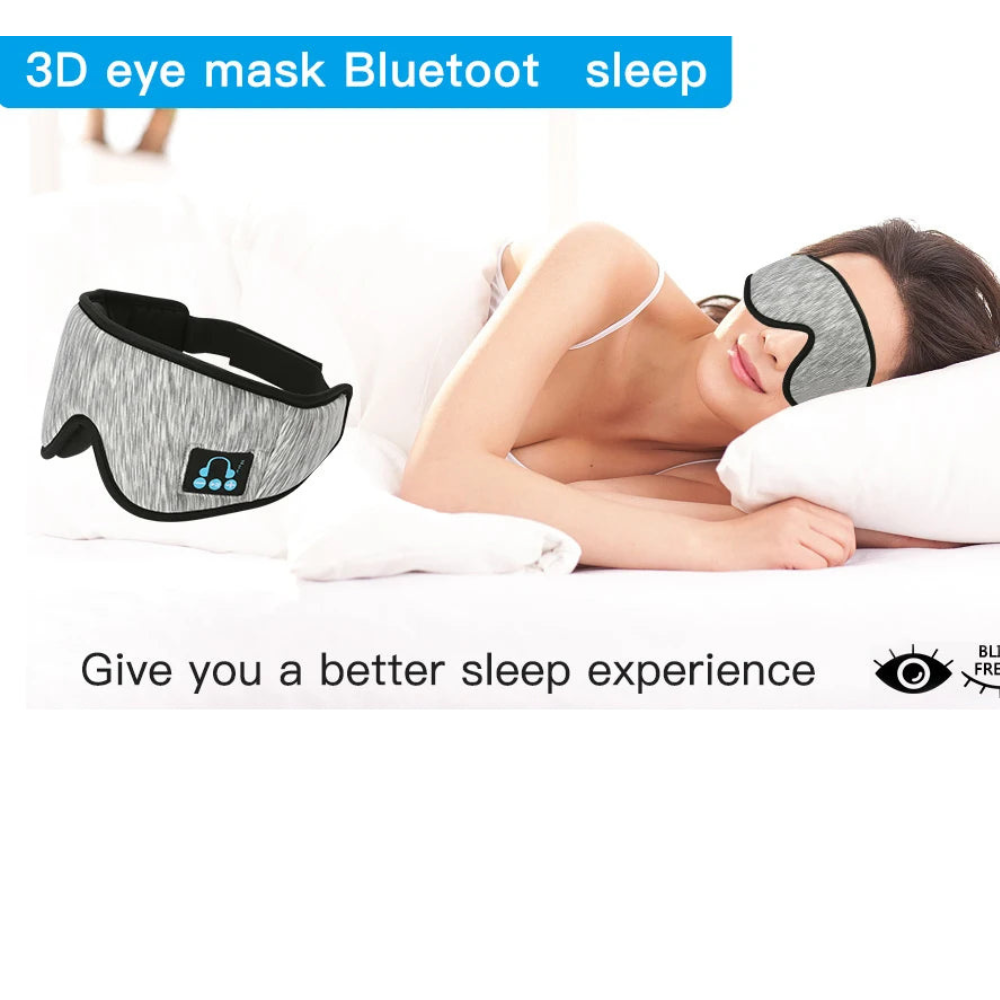 Noise Cancelling 3D Wireless Stereo Earphone Phone Headband Sleep Soft Earphones