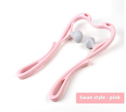 Six-Wheel Manual Neck Massager – Multifunctional Roller Tool for Pain Relief