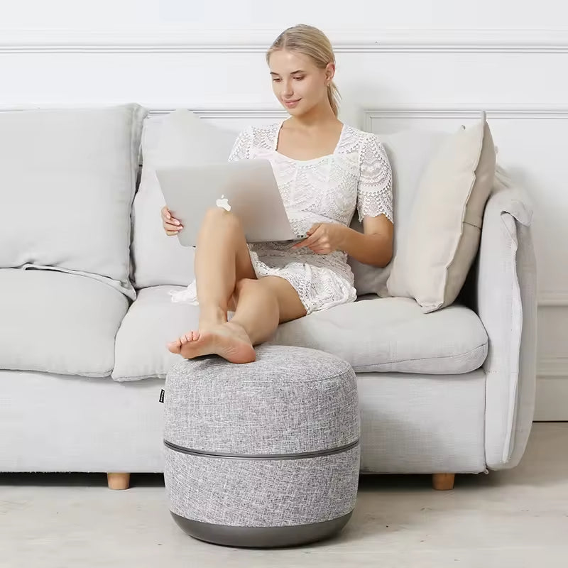 Lumafeet Q5 Cordless Foot Massager Ottoman – Rechargeable & Multifunctional