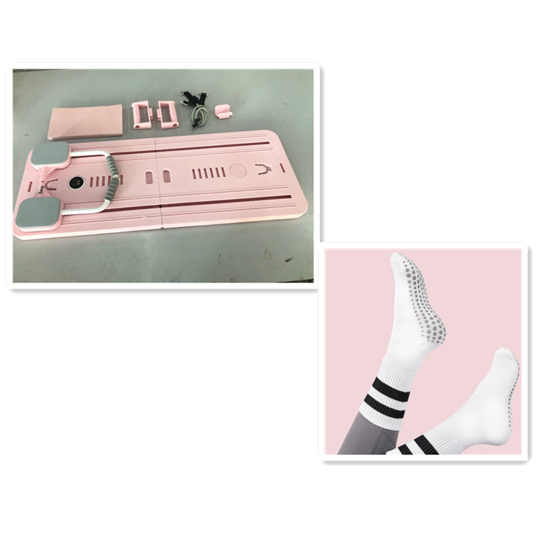 Multifunctional Fitness Board Flat Support Chest And Abdominal Muscle Equipment Household Abdominal Wheel