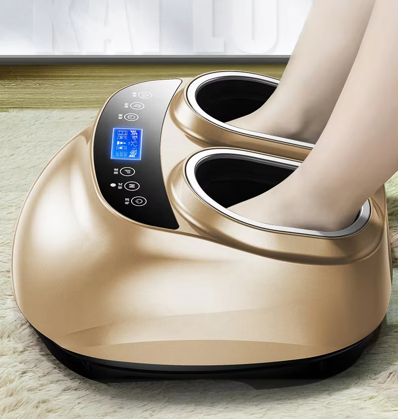 Lumafeet Foot Massager Machine with Soothing Heat, Deep Kneading Therapy, Air Compression, Improve Blood Circulation,
