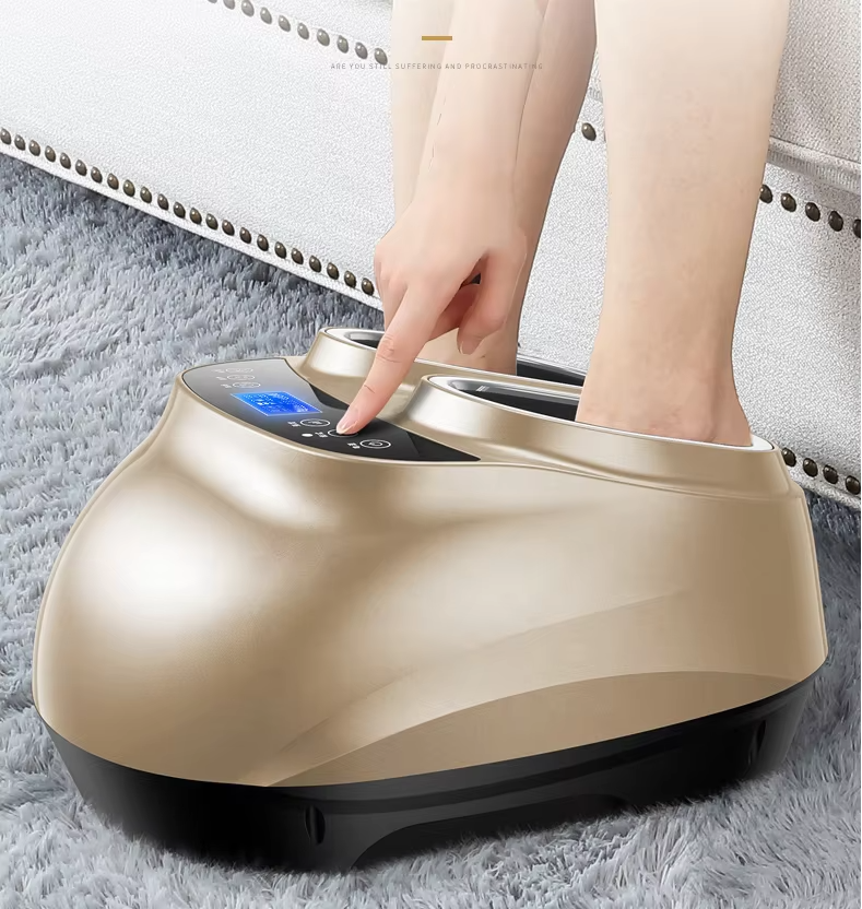 Lumafeet Foot Massager Machine with Soothing Heat, Deep Kneading Therapy, Air Compression, Improve Blood Circulation,